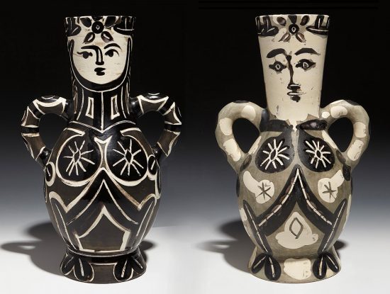 Pablo Picasso Ceramic, Le roi et la reine (The King and the Queen), 1952 and 1953