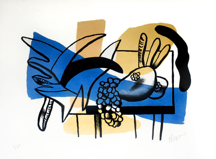 Fernand Léger Still Life with Fruits (Nature Mort aux Fruits), 1948