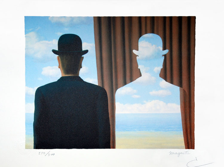 René Magritte, Décalcomanie, Lithograph