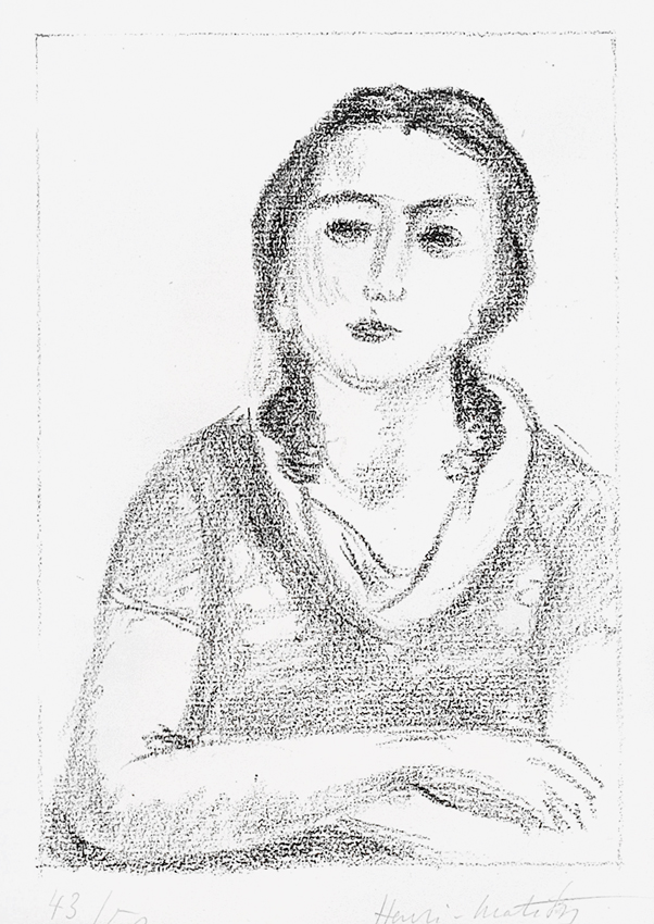 Henri Matisse, Bust of young girl, arms crossed, 1925 (image 1)