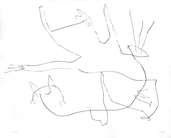 Joan Miró Etching, Flux de l'Aimant VII (Magnetic Flow No. 7), 1964