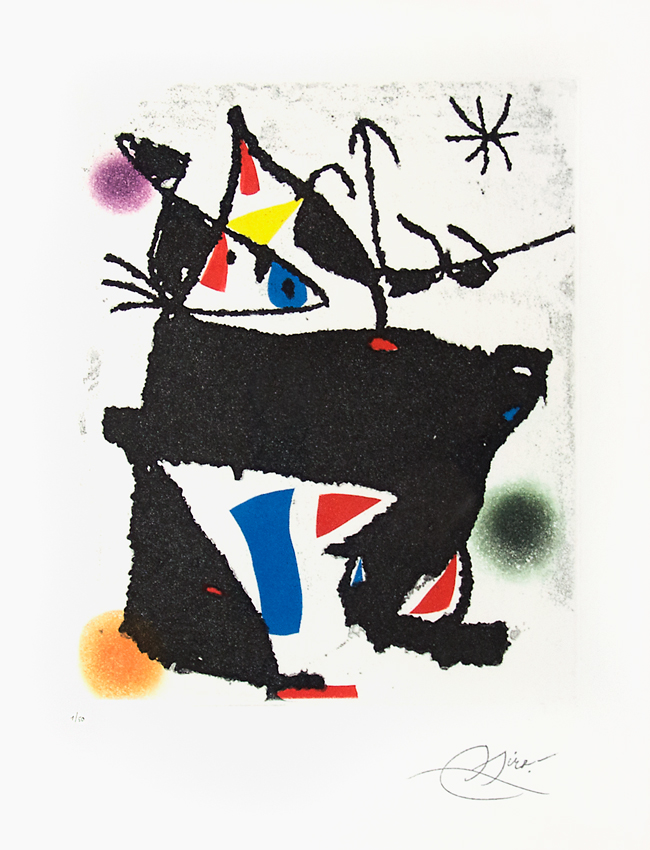 Joan Miró, Les Montagnards VIII, from the Suite Les Montagnards