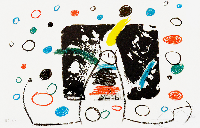 Joan Miró, L'enfance d'Ubu (Childhood of Ubu), 1975
