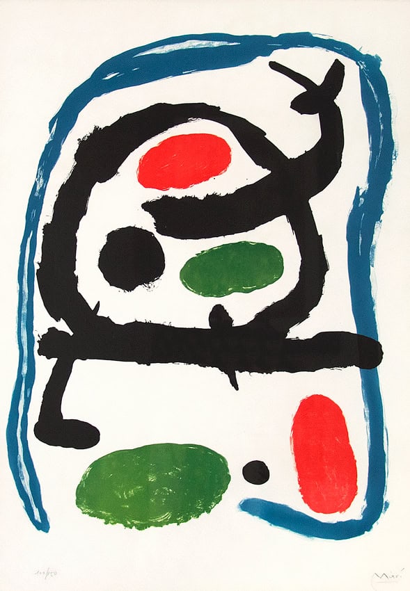 Joan Miró, Poster for the Miró Exhibition at the Musée National d'Art Moderne, 1962