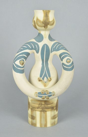 Pablo Picasso Ceramic, Lampe Femme (Woman Lamp), 1955 A.R. 299
