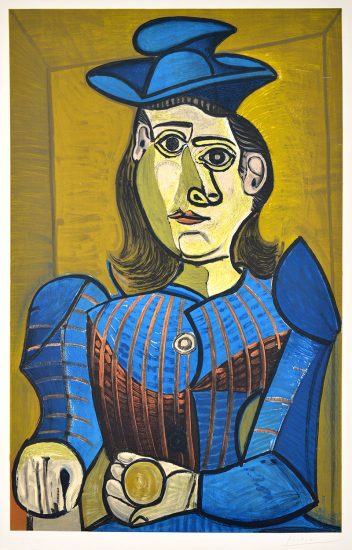 Pablo Picasso Lithograph, Femme Assise (Dora Maar), 1955