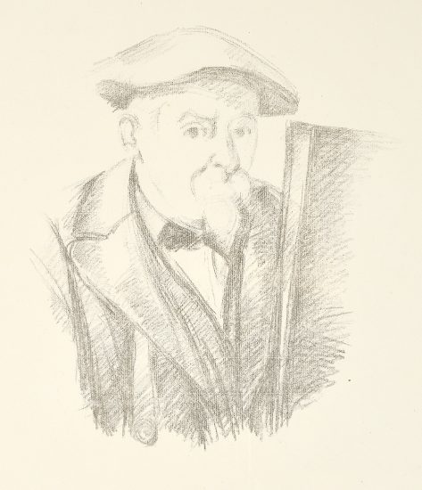 Paul Cézanne Lithograph, Portrait de Cézanne par lui-même, c. 1898