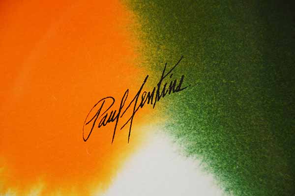Paul Jenkins signature, Untitled, 1985