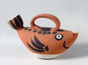 Pablo Picasso Ceramic, Sujet poisson (Fish Subject), 1952 A.R. 139