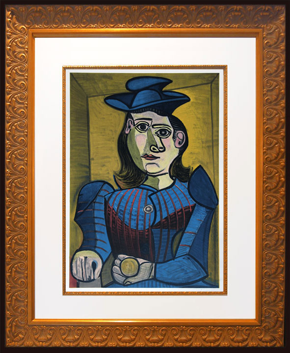 Pablo Picasso, Femme (Woman), 1955, Lithograph (S) (I)