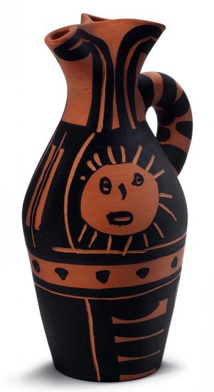 Pablo Picasso Ceramic, Yan Sun (Yan Soleil), 1963 A.R. 516