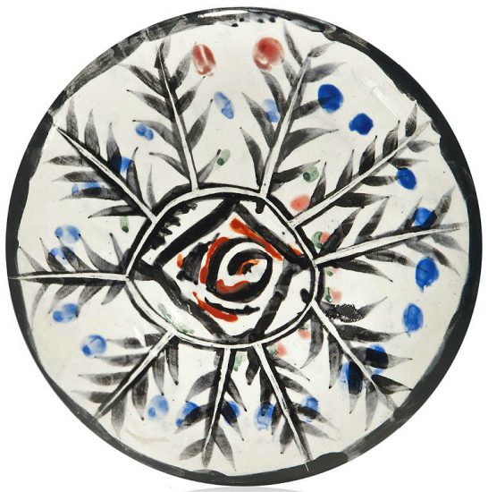 Pablo Picasso Ceramic, Motifs No. 7, 1963