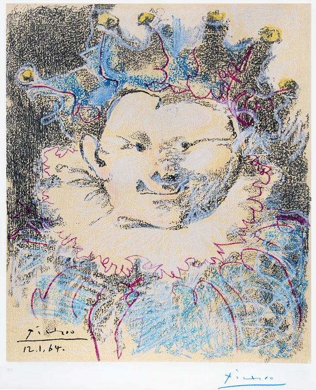 Pablo Picasso, Harlequin, 1964
