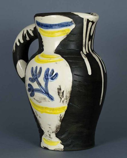 Pablo Picasso Ceramic, Pichet au vase (Pitcher with Vase), 1954 A.R. 226