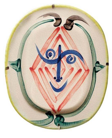 Pablo Picasso Ceramic, Tete de faune (Faun's Head), 1948 A.R. 51