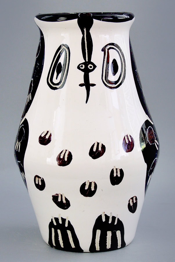 Pablo Picasso, Hibou marron noir (Black and Maroon Owl), 1951 A.R. 123