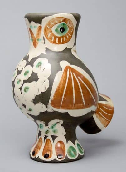 Pablo Picasso Ceramic, Wood Owl, 1968 A.R. 543