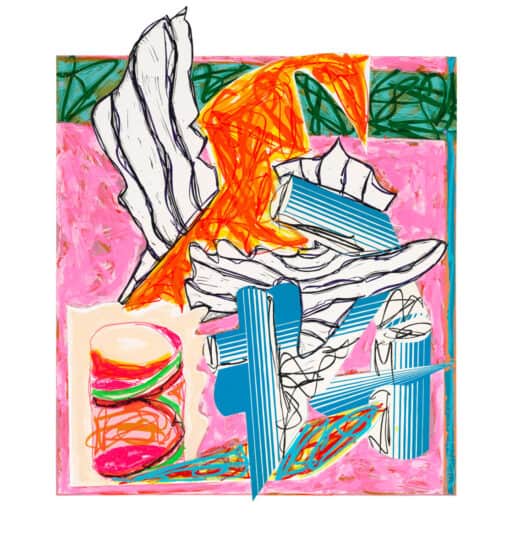 Frank Stella, And the Holy One, Blessed Be He, from Illustrations After El Lissitzsky's Had Gadya, 1984