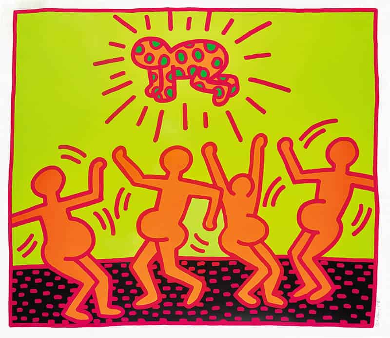Keith Haring Fertility 1, 1983 (image 1)