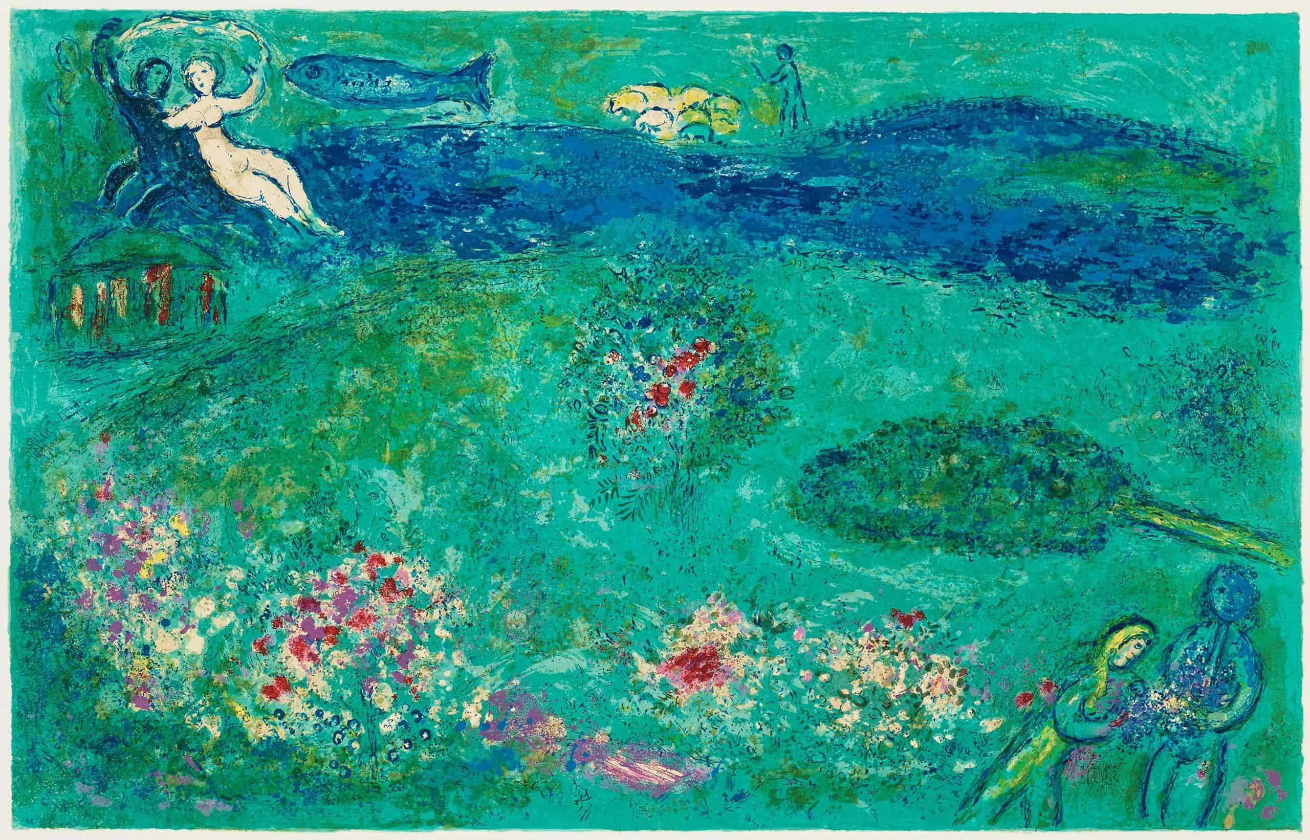 Marc Chagall’s Le Verger (The Orchard), from Daphnis et Chloé, 1961 (image 1)