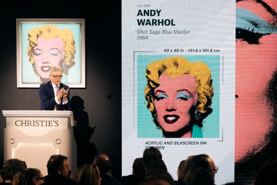 Warhol Marilyn Breaks Previous Auction Record at $195 million