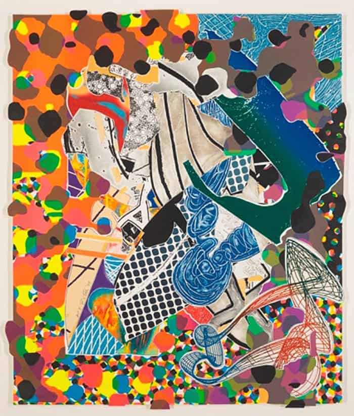 Frank Stella, A Bower in the Arsacides, from the Moby Dick Deckle Edges Series, 1993