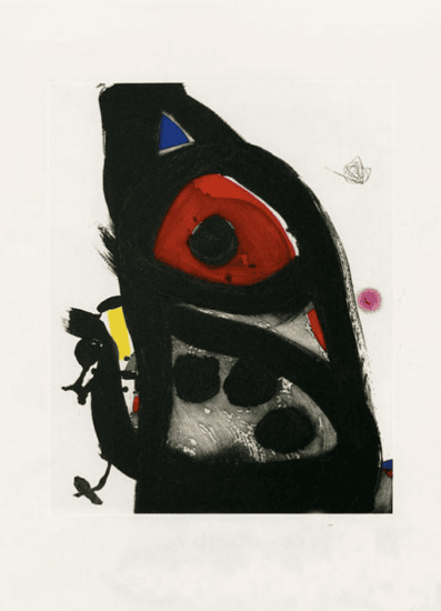 Joan Miró Aquatint, À l'Abordage (Ready to Board), from People of the Sea Series, 1981