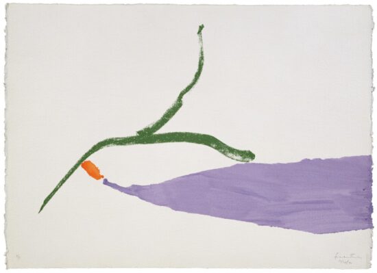 Helen Frankenthaler Pochoir, A Little Zen, 1970