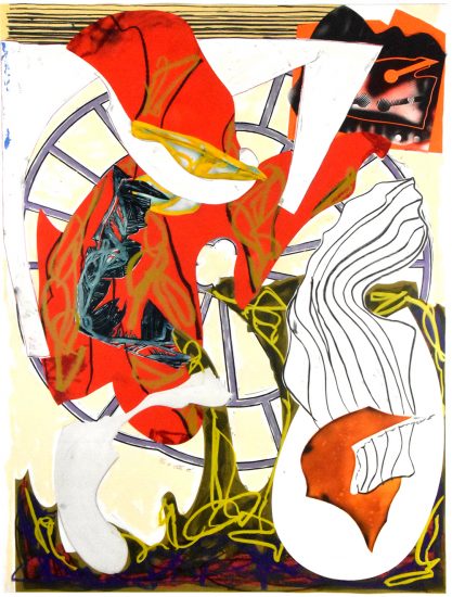 Frank Stella Screen Print, A Squeeze of the Hand, from the Waves Series, 1988