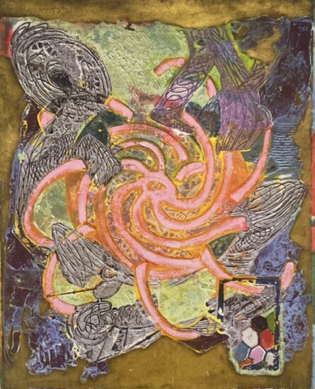 Frank Stella Monoprint, Abu Hureya #8, from Abu Hureya Monoprints, 2000