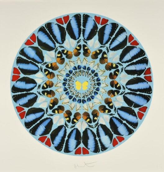 Damien Hirst Screen Print, Ad Te Domine Levavi (diamond dust), 2010