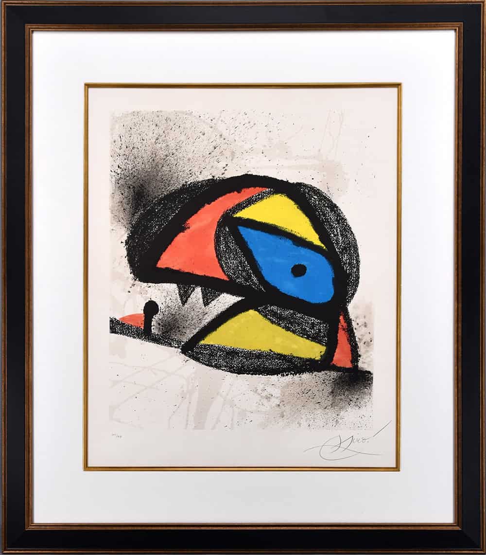 Joan Miró, Affiche pour l'exposition 'Homenatge a J. Torres Clavé