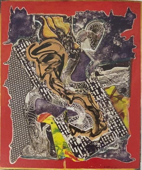 Frank Stella Monoprint, Ain Ghazal (B), from Ain Ghazal Monoprints, 1999
