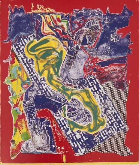 Frank Stella Monoprint, Ain Ghazal (K), from Ain Ghazal Monoprints, 1999