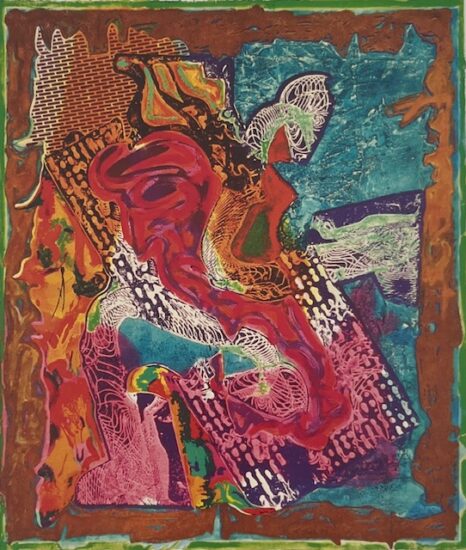 Frank Stella Monoprint, Ain Ghazal (M), from Ain Ghazal Monoprints, 1999