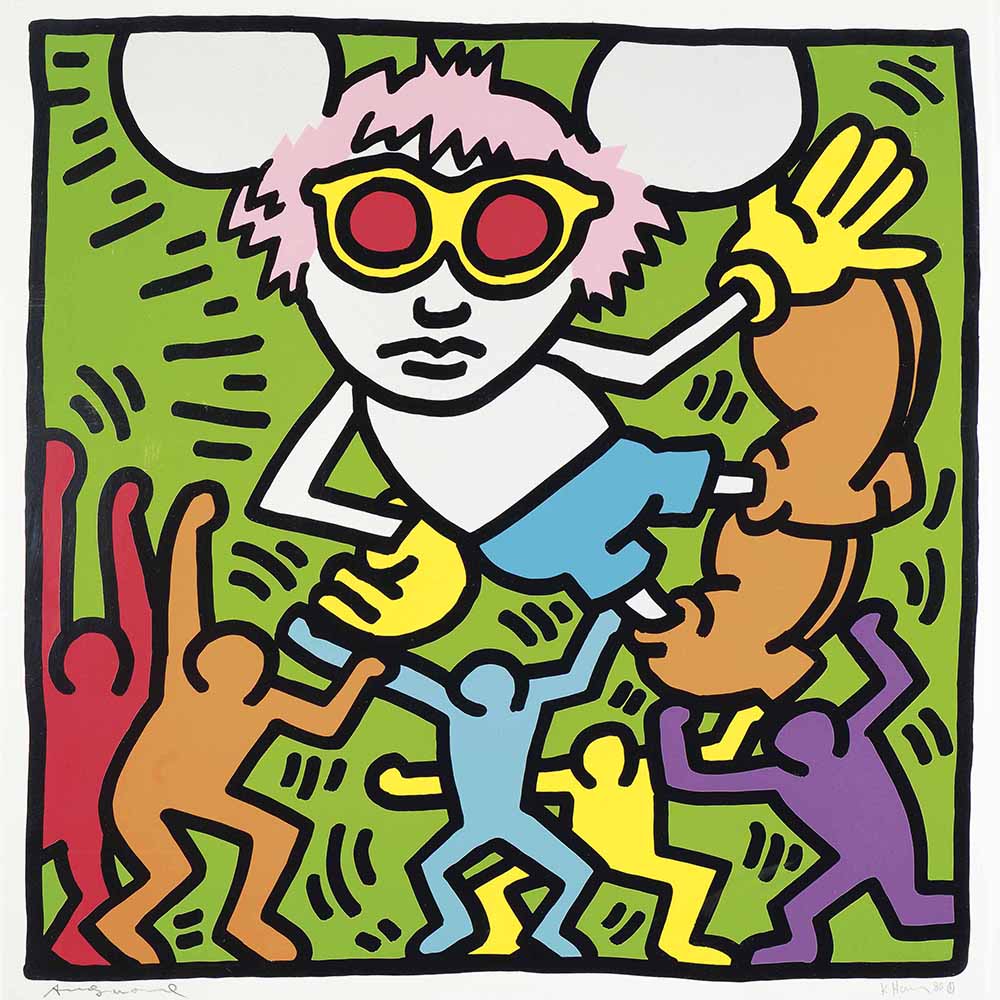 Keith Haring Andy Mouse (Plate 2)