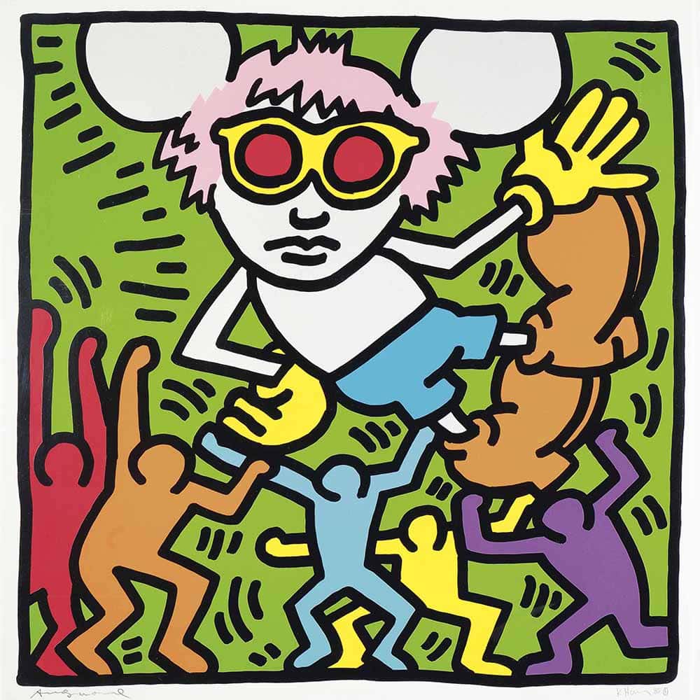 Keith Haring, Andy Mouse (Plate 2), from the Andy Mouse