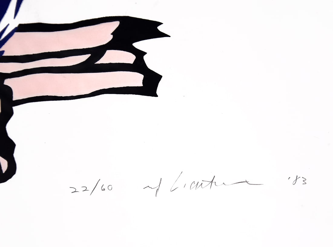 Roy Lichtenstein signature, Apple and Lemon, 1983