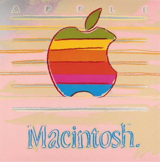Andy Warhol Screen Print, Apple, from the Ads Portfolio, 1985