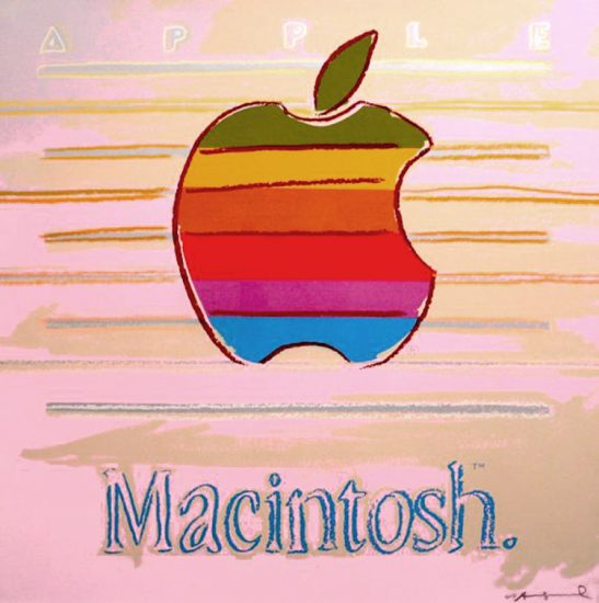 Andy Warhol Screenprint, Apple, from the Ads Portfolio, 1985