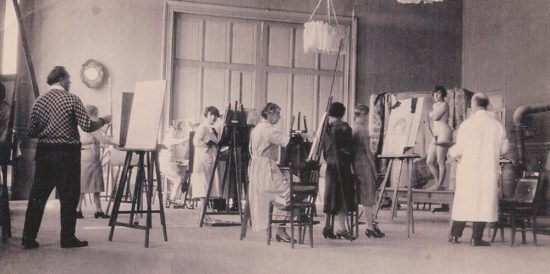 Students at work at the Academie Matisse