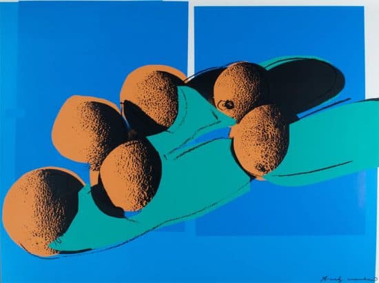 Andy Warhol Screen Print, Space Fruit: Cantaloupes I, 1979