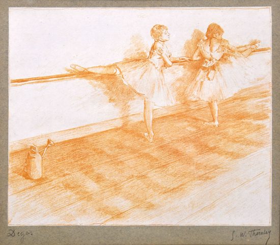 Edgar Degas Lithograph, Avant la Classe (Before the Class), c. 1888
