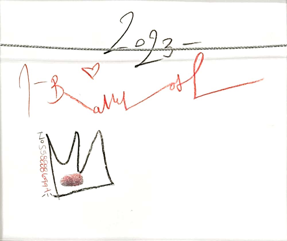 Mr. Brainwash signature, Balloon Girl, 2023