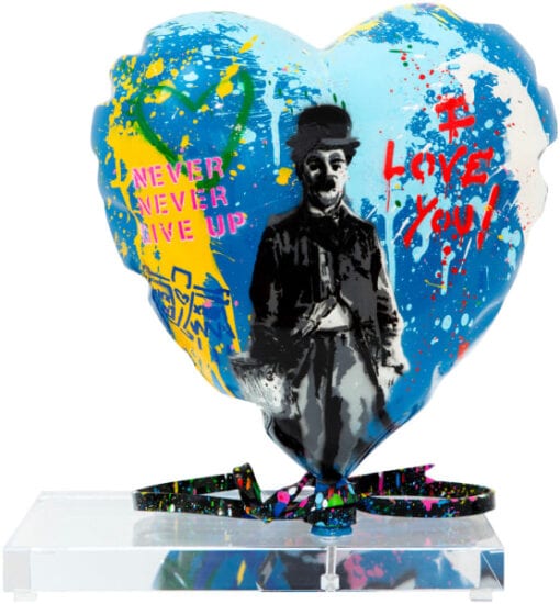 Mr. Brainwash Sculpture, Balloon Heart, 2023