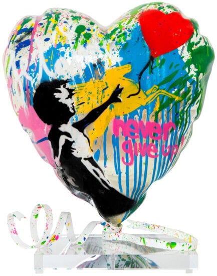 Mr. Brainwash Sculpture, Balloon Heart, 2024