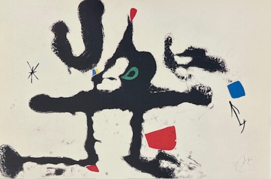 Joan Miró Etching Aquatint with Carborundum, Barcelona 1972-1973 II, 1973