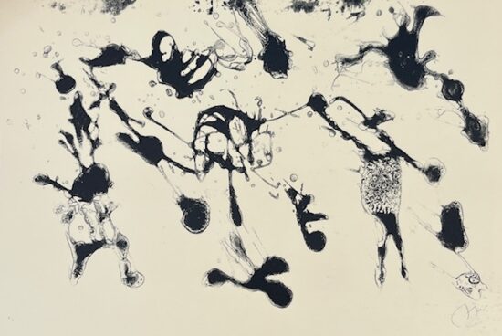 Joan Miró Etching Aquatint with Carborundum, Barcelona 1972-1973 IV, 1973
