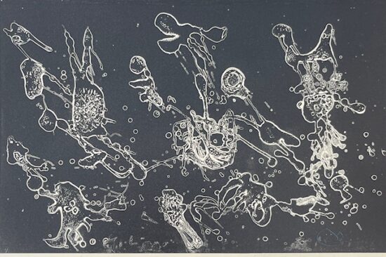 Joan Miró Etching Aquatint with Carborundum, Barcelona 1972-1973 V, 1973