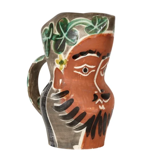 Pablo Picasso Ceramic, Bearded Man, 1953